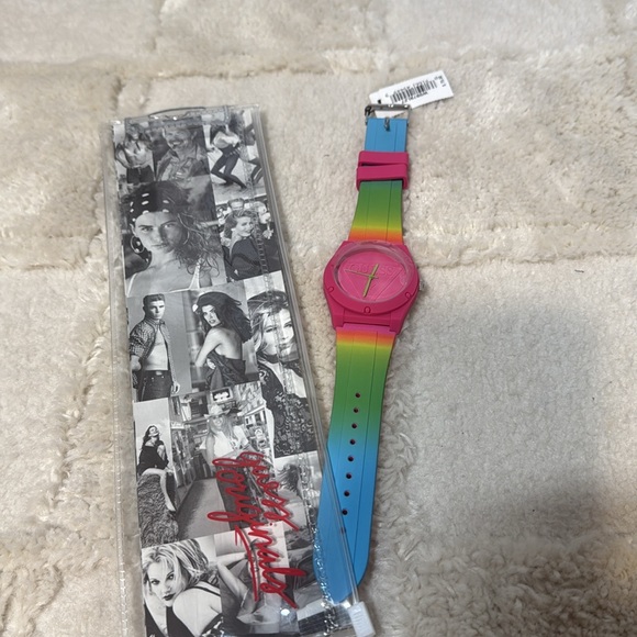 GUESS Casual Lifestyle Pink Rainbow Watch - Picture 4 of 9